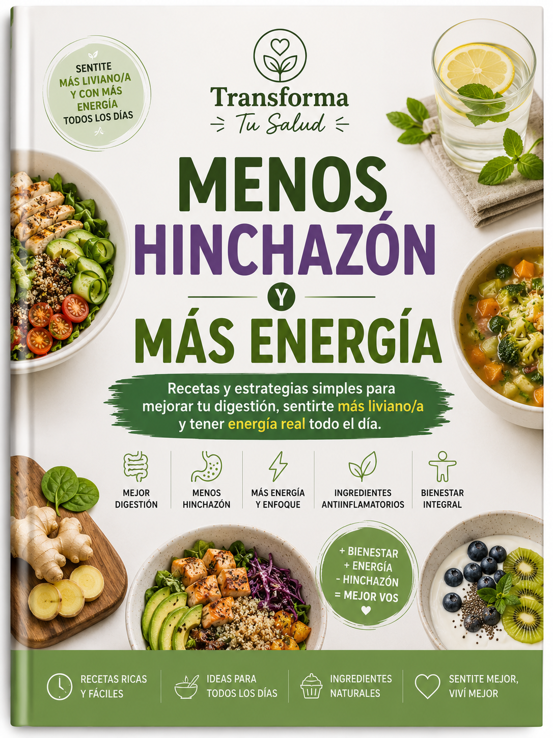 MENOS HINCHAZÓN + ENERGÍA